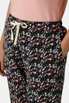 Amante Viscose Pyjama - Black Beauty Floral Print — thumbnail 4